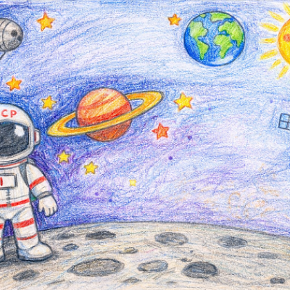 В ГНЦ ФМБЦ им. А.И. Бурназяна прошел конкурс детских рисунков «Космическая палитра», приуроченный к «Неделе космоса»